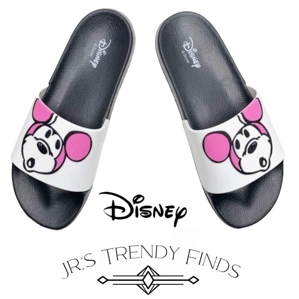 Disney Mickey Graffiti Sandal Black, White & Pink Sandal Limited Collection